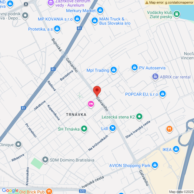 Poloha Toyota Financial Services Slovakia s.r.o.